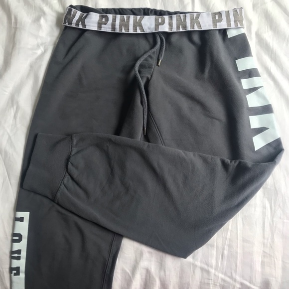PINK Victoria's Secret Pants - Victoria Secret Pink grey joggers